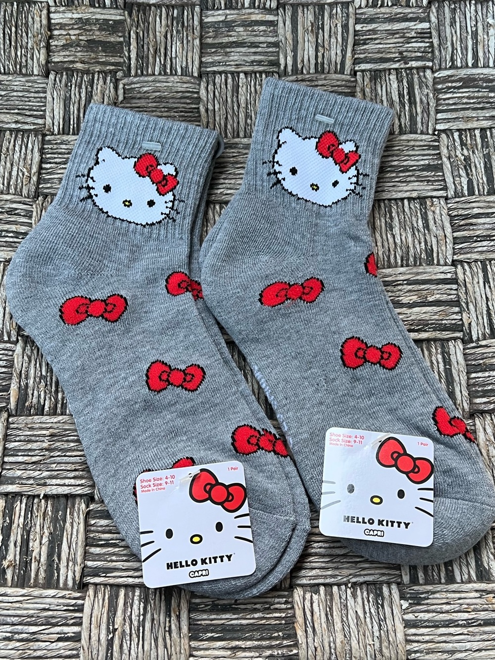 NEW Hello Kitty Sock Set of 2